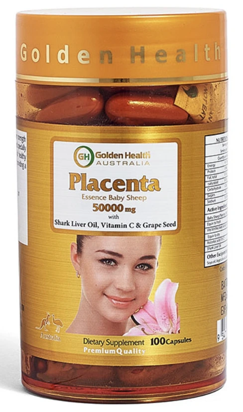 GH Placenta Baby Sheep - Viên Uống Nhau Thai Cừu - 50.000mg - 100caps